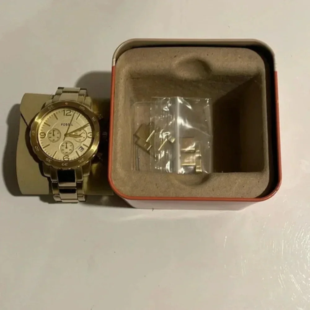 Fossil Watch Gold